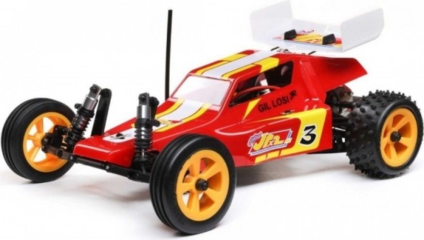 Losi116MiniJRX2Brushed2WDBuggyRTR-Rood