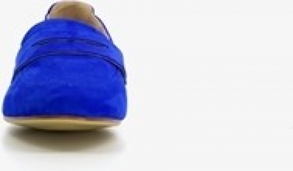 HushPuppiessuededamesloaferskobaltblauw