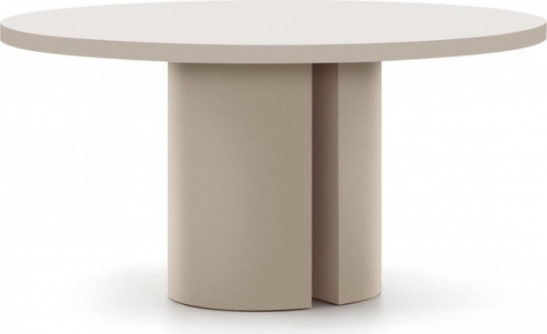 KaveHomeRondeEettafelNealyMDF150cm-Wit