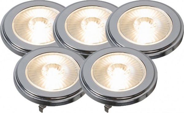 Setvan5G53dimbareAR111LEDlamp9W650lm3000K