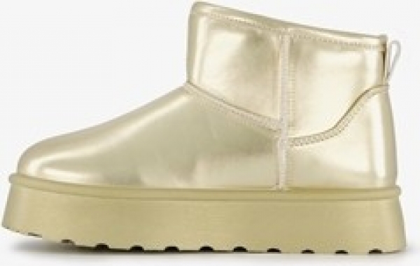 BlueBoxgevoerdemeisjesbootsmetallicgoud
