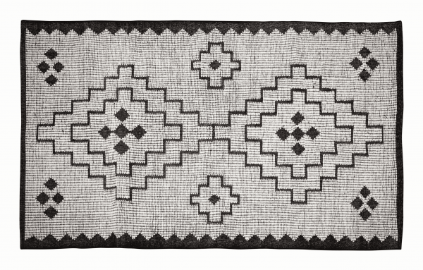 WOOODExclusiveVloerkleedOmari160x230cm-Zwart