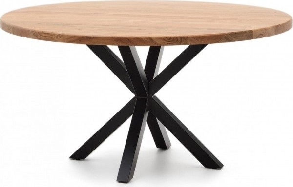 KaveHomeRondeEettafelArgoAcaciahout150cm-Bruin