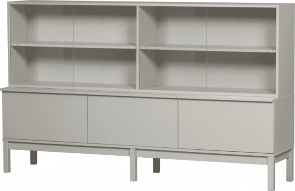 WOOODWandkastCombi-KlinkGrenen200cm-Mist
