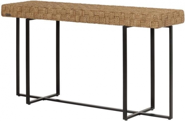 MUSTLivingSidetableChessAbaca140cm-BruinZwart