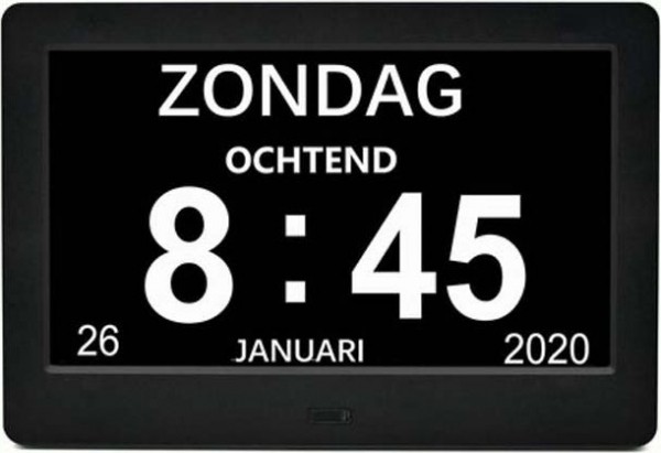 FEDECDigitaleDementieklokXLBeeldschermmetAfstandsbediening
