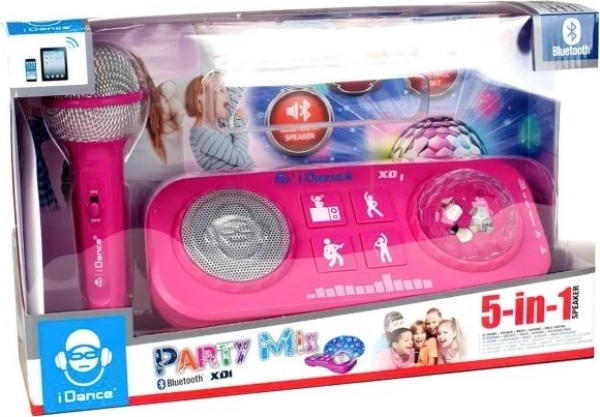 IdancePartyMixSetRozeMetLichtGeluidEnMicrofoon