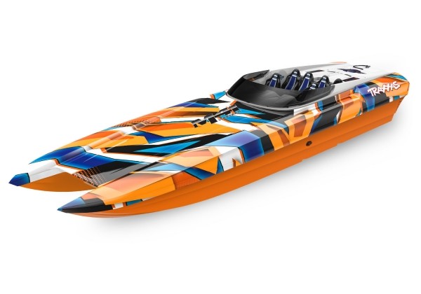 TraxxasDCBM41WidebodybrushlessbootRTR-TSM-Oranje2022
