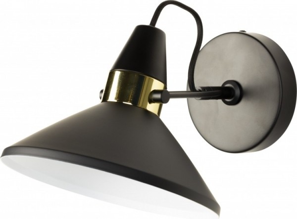 ZILTWandlampAshley20cm-Zwart