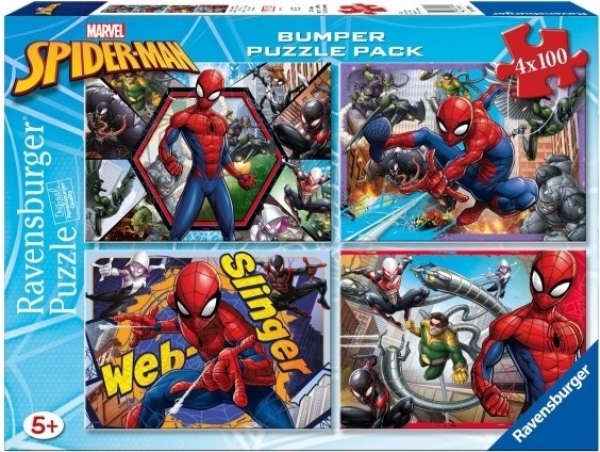 RavensburgerPuzzelSpiderman4In1100Stukjes