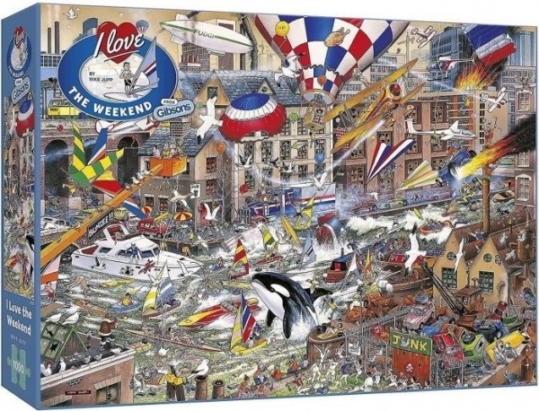 PuzzelGibsons1000StukILoveTheWeekend