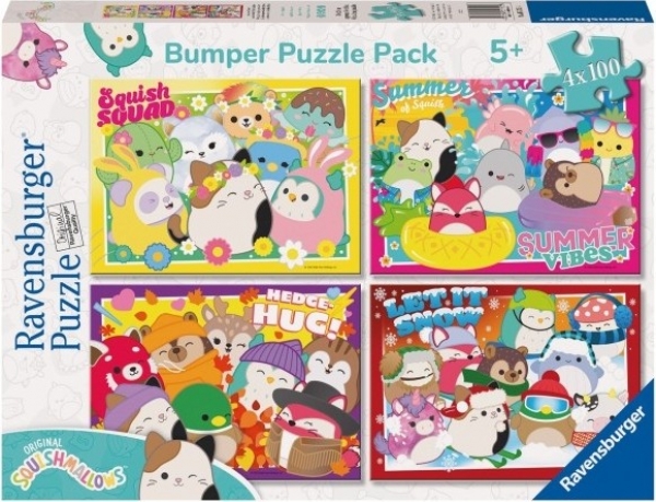 RavensburgerPuzzelSquishmallows4In1100Stukjes
