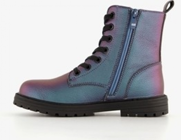 BlueBoxmetallicmeisjesveterbootspetrol