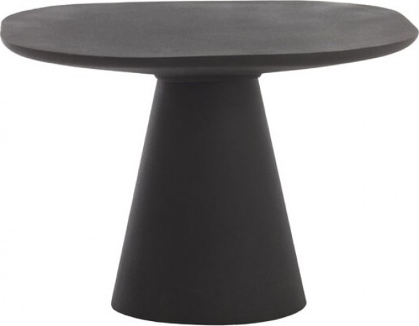LightLivingBijzettafelAbala60cm-MatZwart-Ovaal