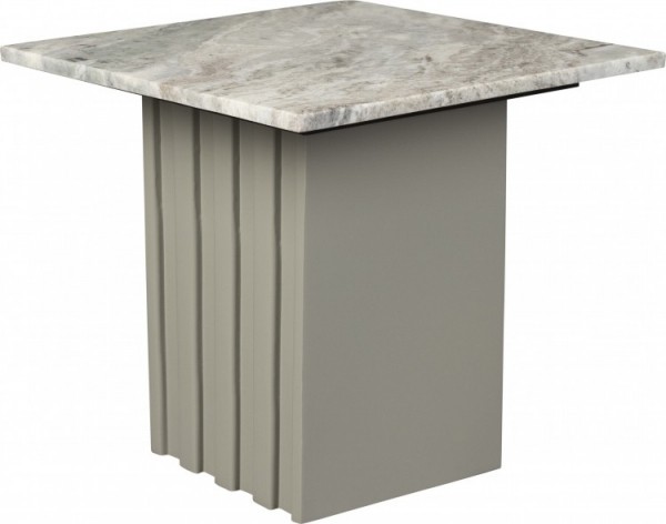 DutchboneBijzettafelClaytonMarmer40cm-Grijs-Vierkant