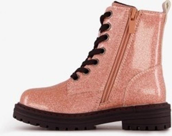 BlueBoxmeisjesveterbootsmetglittersroze