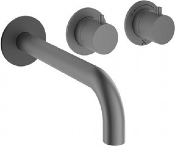 CrosswaterMPROBadkraan-2functies-slategunmetalPROMOD1601TRIMT