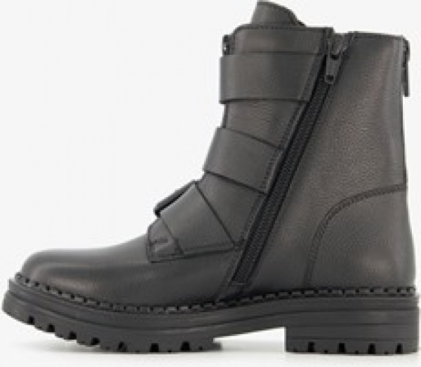 Grootlerenmeisjesbikerbootszwart