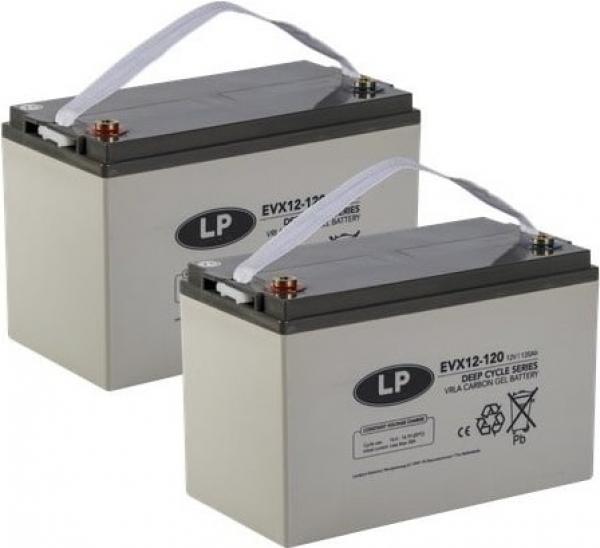 LP2xEVX12-120AGMGELCarbonaccus12volt120ah