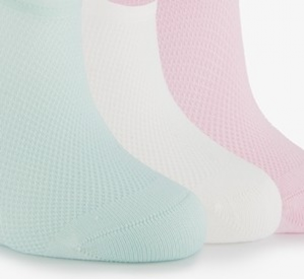 3paardamesfootiesgroenrozewit