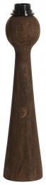 LightLivingTafellampFestinaMangohout40cm-Donkerbruinexclkap