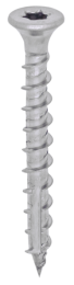 Woodies61845374UltimateScharnierschroefRVS-TX20-45X40mm-PlatverzonkenKop-Voldraad-Verzinkt200st