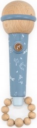 LabelLabelBlauwHoutenMicrofoonLLWT-04458