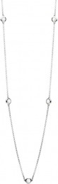 CasaJewelryCollierPomWhite-Zilver-90cm