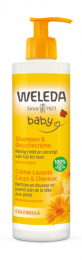 WeledaBabyShampooDouchecrme400mlMetCalendula100NatuurlijkeVerzorging