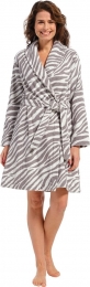Zebradamesbadjastaupe-fleece-52-54XXL