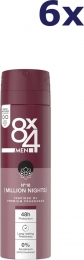8x48x4DeosprayMen-No18MillionsNights150ml6xVoordeelpak