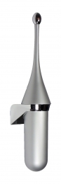 PlastiQlinePlastiQlinetoiletborstelhouderPQBRUSHM-zilvergrijs