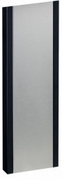 Allux1001brievenbusstatiefdesignstaal-zwartRVS