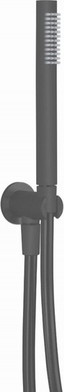 Crosswater3ONE6Designhanddoucheset-staafhanddouche-gladdedoucheslang-wandhouder-slategunmetalTS963ST