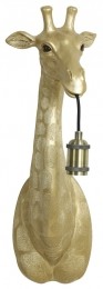 LightLivingWandlampGiraffe-Goud